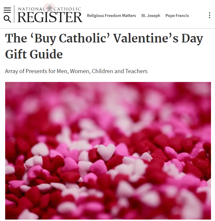 The ‘Buy Catholic’ Valentine’s Day Gift Guide