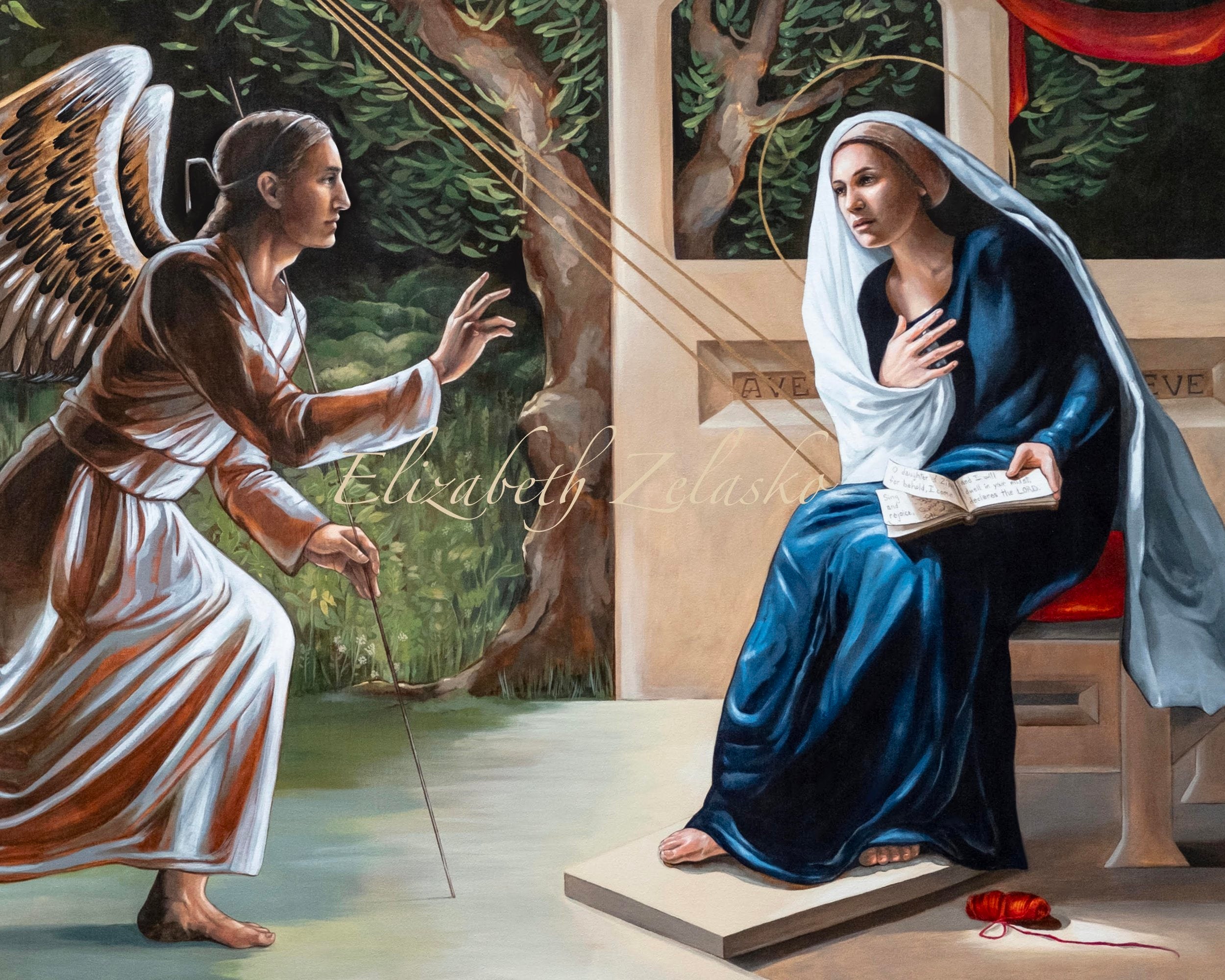 The Annunciation, commissioned by the Augustine Institute